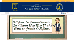 Desktop Screenshot of colegiopatriciolynch.cl